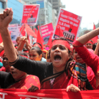 May Day in Dhaka, Bangladesh, 2015 PHOTO: Zakir Hossain Chowdhury/Anadolu Agency